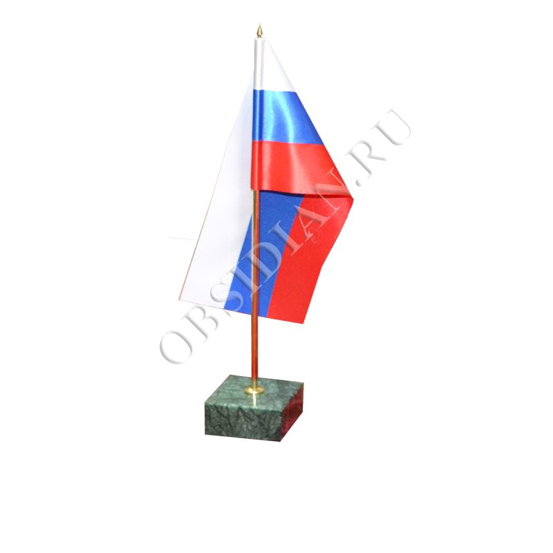 Настольный флаг на подставке из мрамора К5