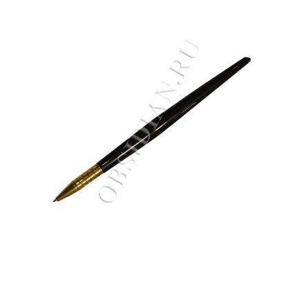 Ручка из камня обсидиан р-3-1