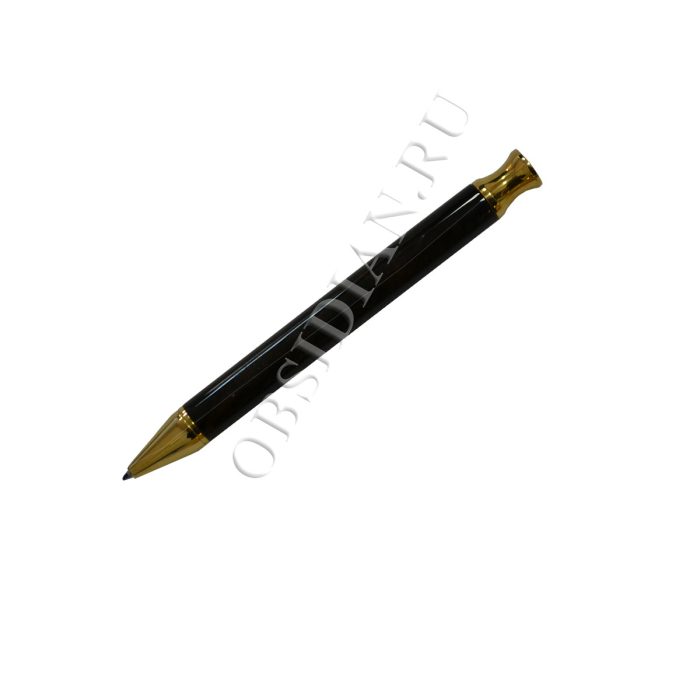 Ручка из камня обсидиан р-3-2