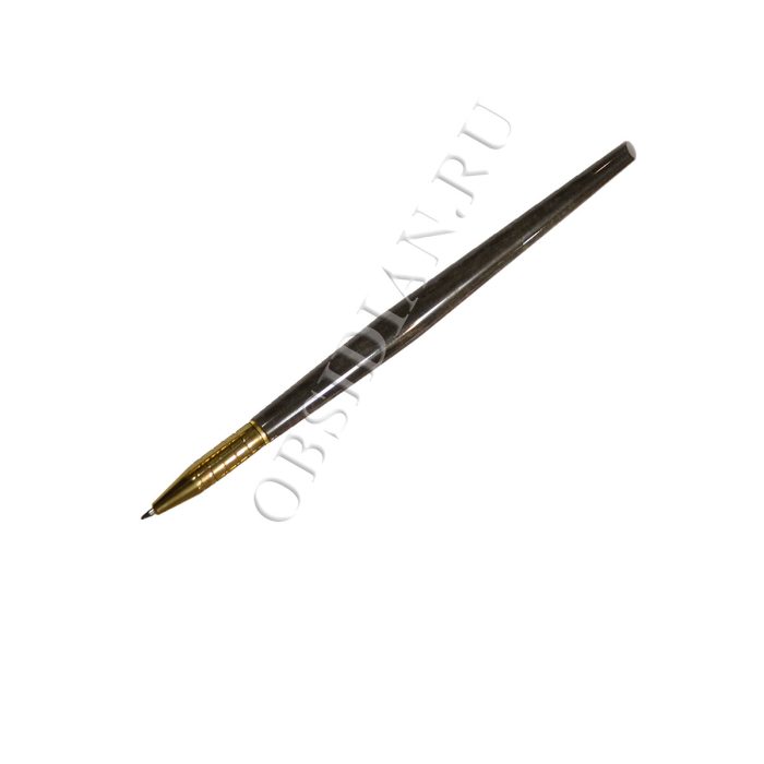 Ручка из камня обсидиан р-4-1
