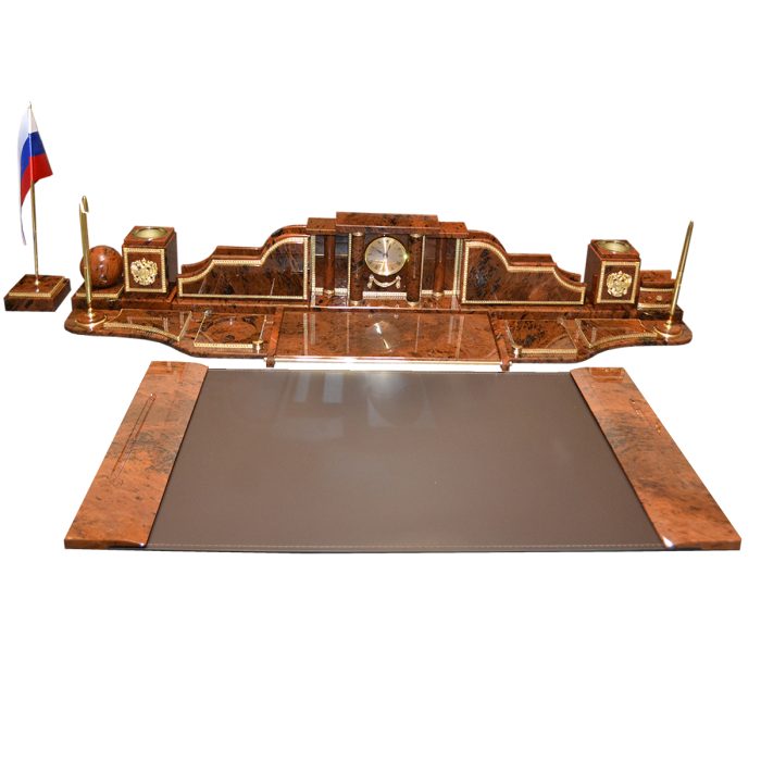 Настольный набор на стол руководителя из камня  "Дипломат-Е 1-2  VIP2"