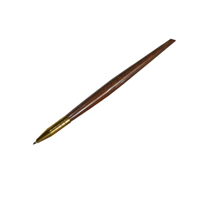 Ручка из камня обсидиан р-1-1