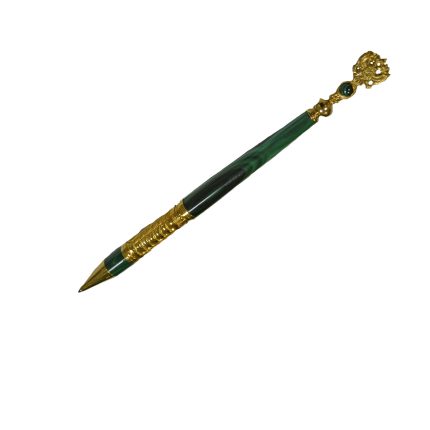 Малахитовая ручка Р-9-1