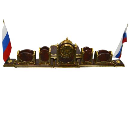 Элитный настольный набор из яшмы  Я-07