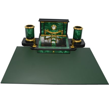 Настольный набор из малахита  МА-45 VIP1