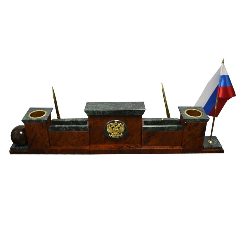 Письменный набор из камня  "Идеал 15-2э"